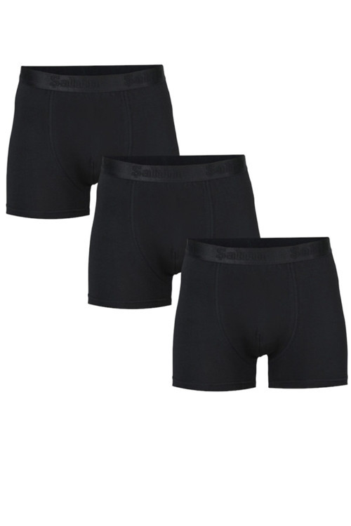 Erkek Siyah Modal Boxer 3'lü Paket