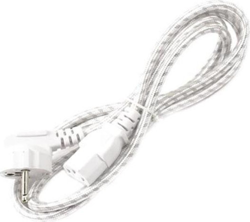 C7 POWER KABLO ÖRGÜLÜ BEYAZ 1.5MT 1. KALİTE (2818)
