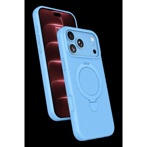 Newface İphone 18 Pro Max Regal Magsafe Standlı Kapak - Sierra Blue