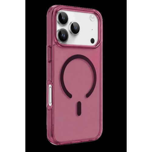 Newface İphone 18 Pro Pc Real Magsafe Kapak - Bordo