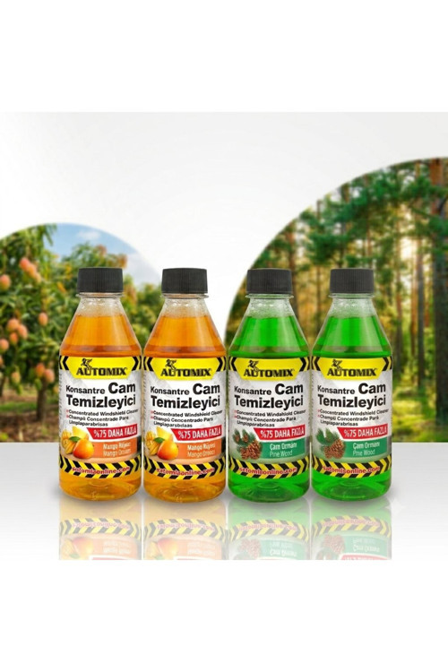 Konsantre Cam Temizleyici 4lü Paket - 400 ML
