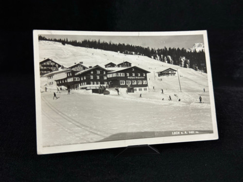 1940 - 50 yıllarından Avusturya Kartpostal Österreich 1 Schilling rot Trachten Pullu
