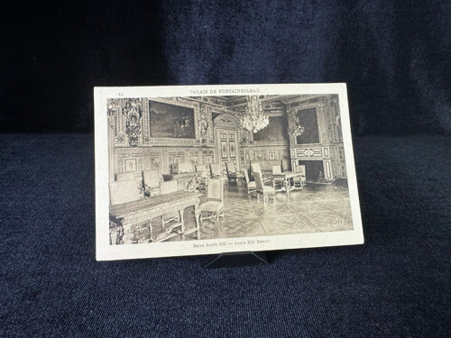 Palais FONTAINEBLEAU Salon de louis postcard Kartpostal FRANSA FONTAINEBLEAU SARAYI Taşbaskı