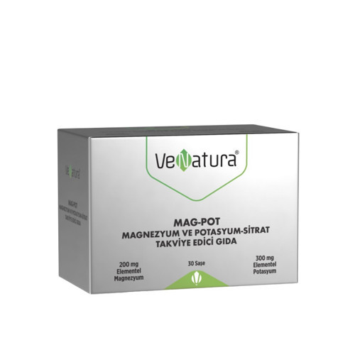 MAG-POT Magnezyum ve Potasyum Sitrat 30 Saşe