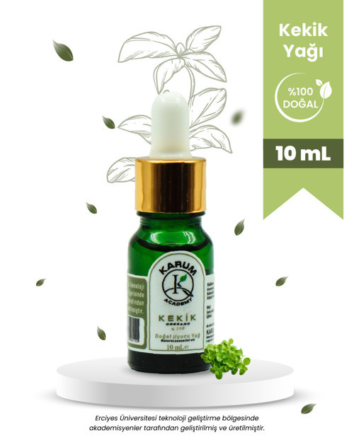 Kekik Uçucu Yağ 10mL %100 Saf ve Doğal Cam Damlalıklı (Thyme Essential Oil)