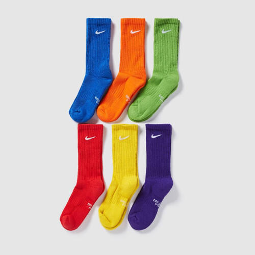 Sportswear Everyday Cushioned Crew 6 Çift Renkli Çorap