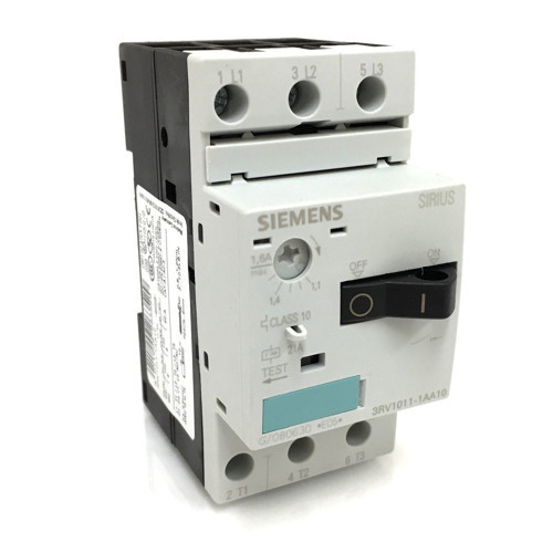 SIEMENS 3RV1011-1AA10 Motor Koruma Şalteri 1.1-1.6A