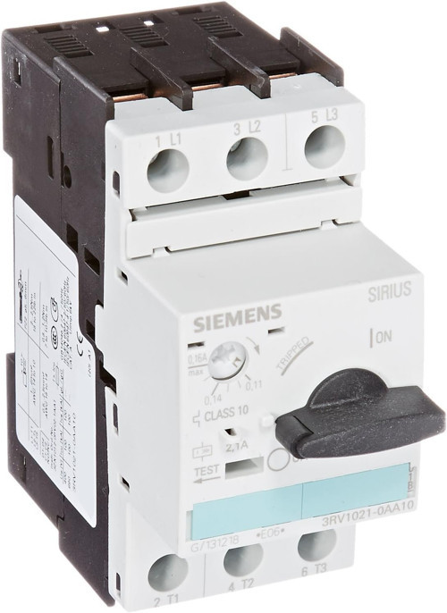 3RV1021-1AA10 1,1-1,6A S0 Boy Motor Koruma Şalteri