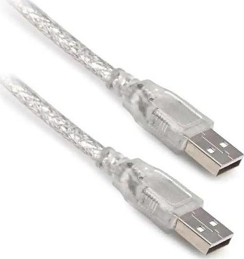 USB ERKEK-ERKEK KABLO 3 METRE ŞEFFAF (2818)