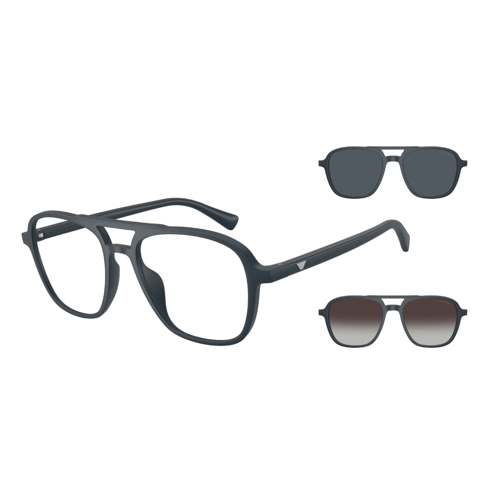 EA 4279U 64501W 51 Çift Klipsli (Clip-On) Güneş Gözlüğü