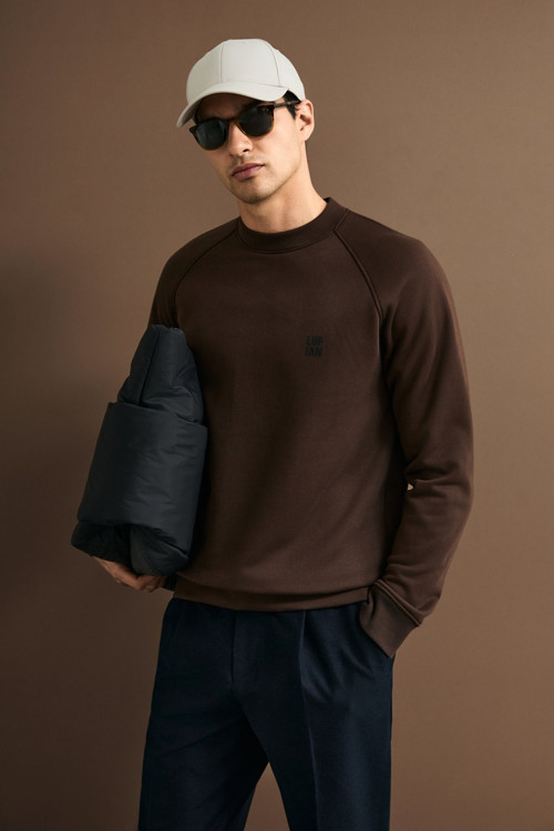 Erkek Blake Sweatshirt Kahverengi