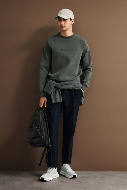 Erkek Cooper Sweatshirt 112030198 Yeşil