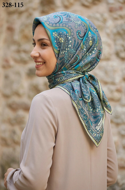 Soft Pamuk Eşarp (Gri) 328-115