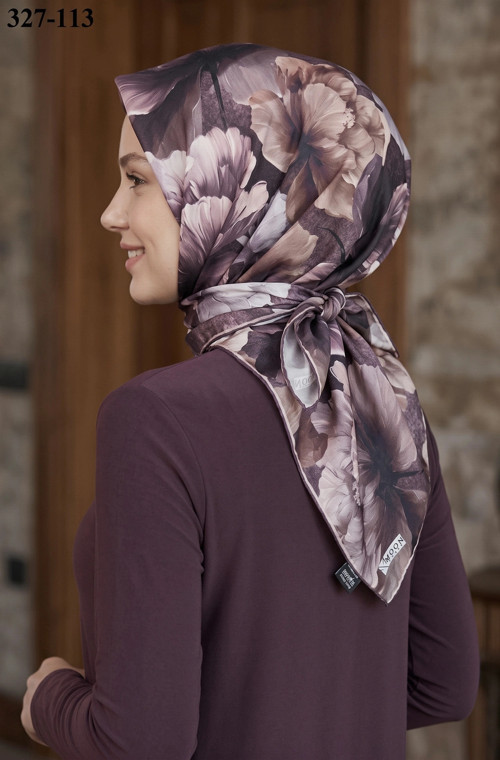 Soft Pamuk Eşarp (Kahverengi) 327-113