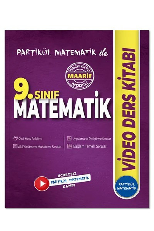 9. Sınıf Partikül Matematik Video Ders Kitabı