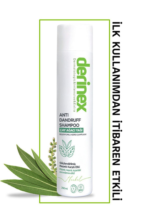 Anti Dandruff Çay Ağacı, Selenyumlu Kepek ve Kaşıntı Karşıtı Şampuan 250 ml