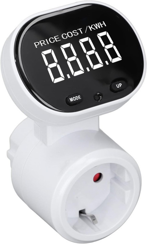 PM 005 Dijital Enerji Ölçer Priz - Dönebilir VA Ekranlı Wattmetre - 16A 3680W