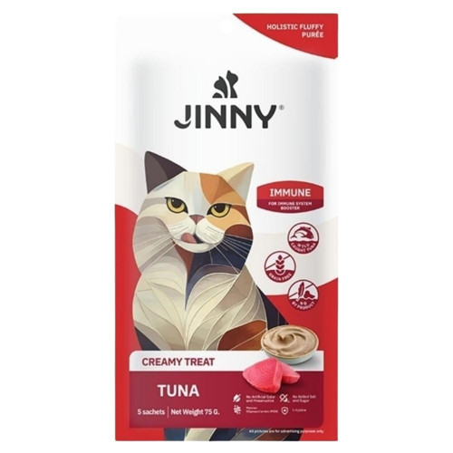 Creamy Ton Balıklı Sıvı Kedi Ödül Maması 5x15 gr 12'li