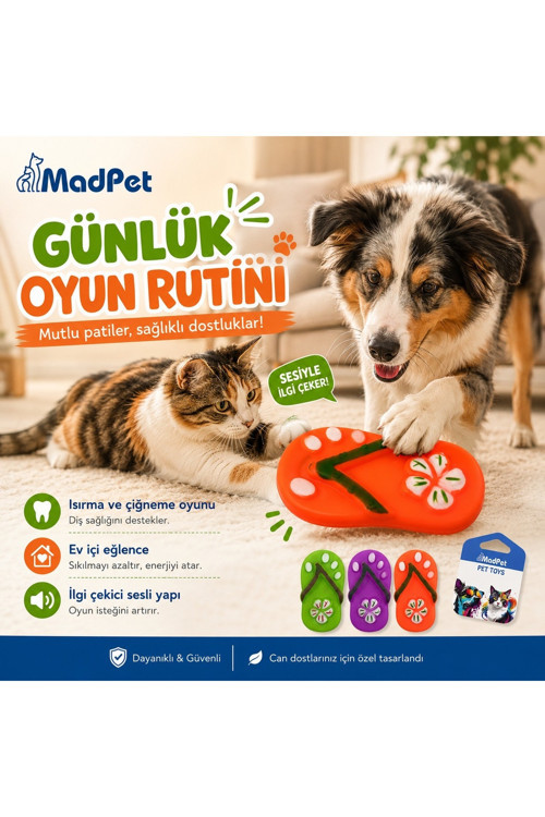 Evcil Hayvan Sesli Terlik Modelli Oyuncak