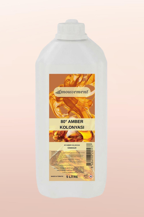 Amber Kolonya 5 Lt Bidon - Toptan / Ekonomik Boy Refill