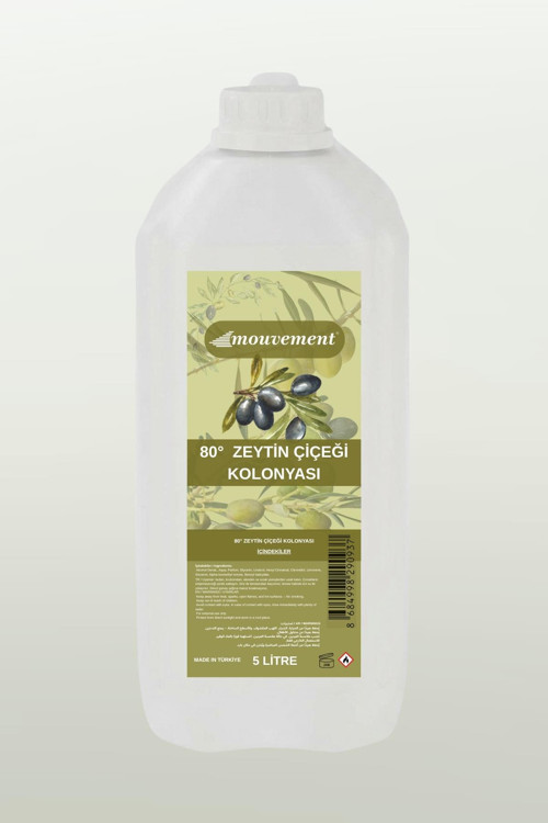 Zeytin Çiçeği Kolonya 5 Lt Bidon - Toptan / Ekonomik Boy Refill