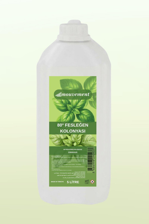 Fesleğen Kolonya 5 Lt Bidon - Toptan / Ekonomik Boy Refill