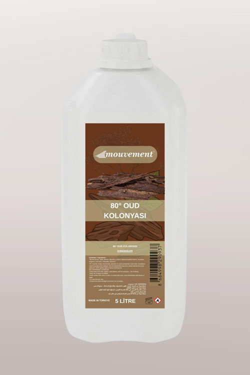 Ud Kolonya 5 Lt Bidon - Toptan / Ekonomik Boy Refill