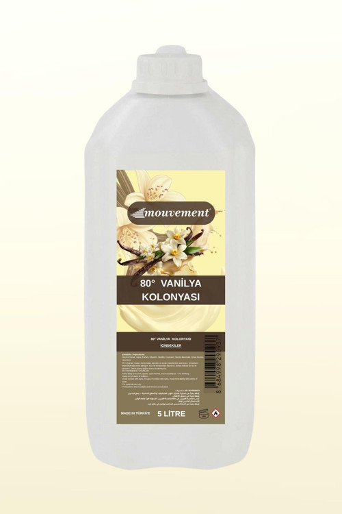 Vanilya Kolonya 5 Lt Bidon - Toptan / Ekonomik Boy Refill