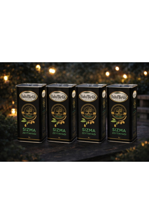 Özel Seri Natürel Soğuk Sıkım Sızma Erken Hasat 4X5L 4Ad Zeytinyağı