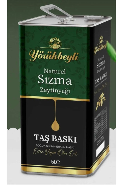 Sızma Soğuk Sıkım Naturel Zeytinyağı 5 Lt (4800Gr)