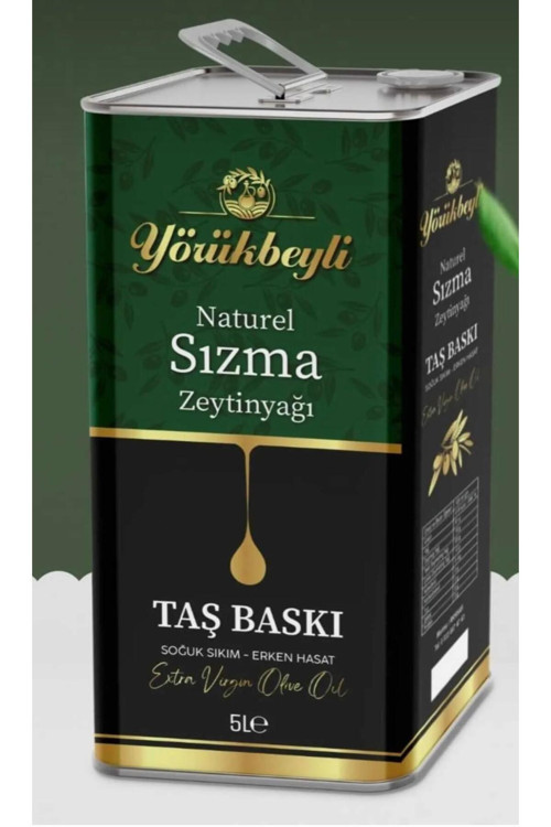 Natürel Sızma Soğuk Sıkım Erken Hasat 0,3 Asit (4800Gr) Zeytinyağı