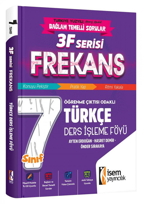 7. Sınıf Frekans Türkçe Ders İşleme Föyü