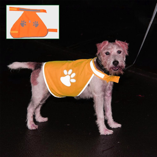 Gece Görüşlü Reflektör Kumaşlı Cırt Cırtlı Köpek Yeleği Medium (5680)