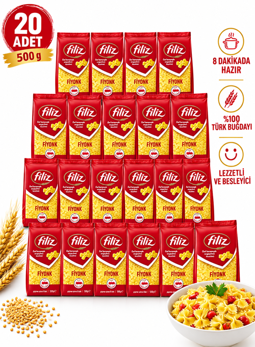 Fiyonk Makarna 500 g 20 Adet - Güven Bitkisel