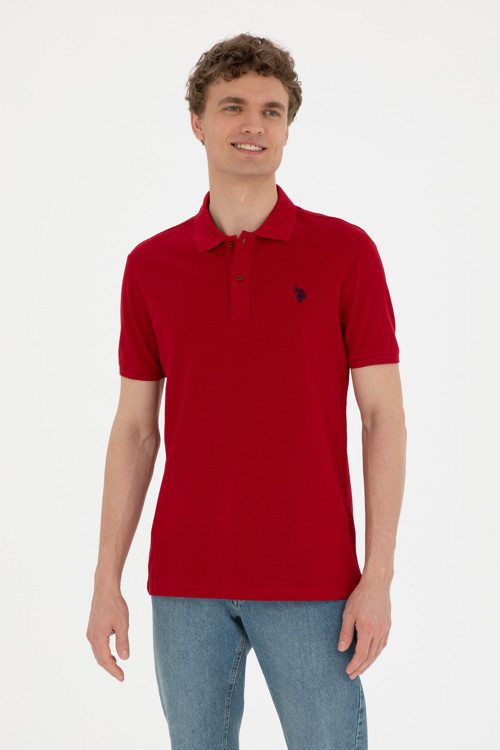 Erkek Bordo Basic Tişört50279573-VR014