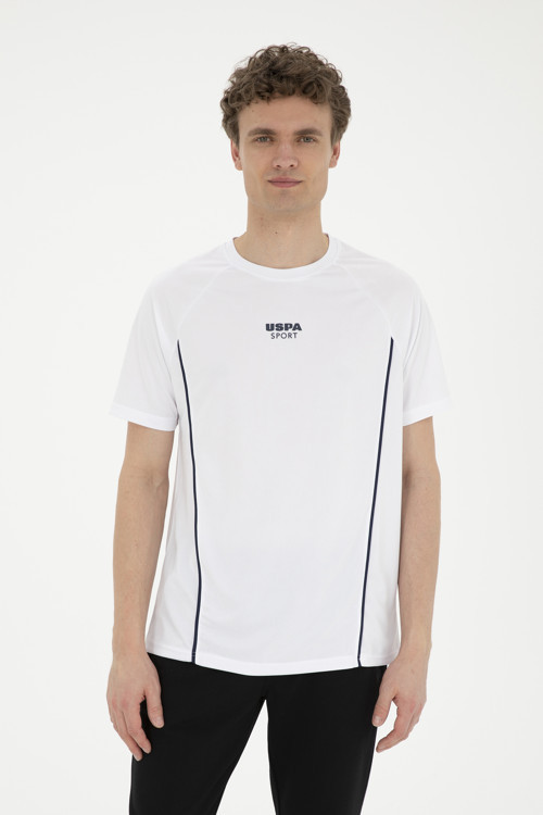 Erkek Regular Fit Bisiklet Yaka Beyaz Tişört50282489-VR013