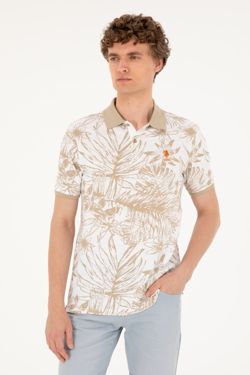 Erkek Regular Fit Polo Yaka Açık Haki Tişört50281518-VR183