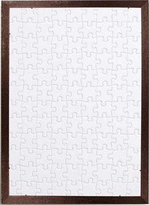 500 Parça Puzzle İçin Kahverengi Çerçeve