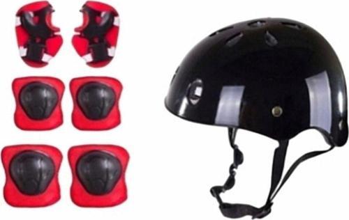 Kaliteli Darbelere Dayanıklı Scooter Paten Bisiklet Kaykay Kask Dizlik Dirseklik Çocuk Set 7 Parça