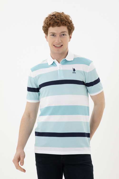 Erkek Regular Fit Polo Yaka Mint Tişört50288479-VR090