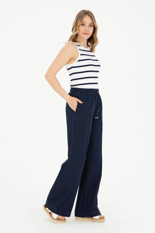 Kadın Koyu Mavi Jean Pantolon50282826-DN0023