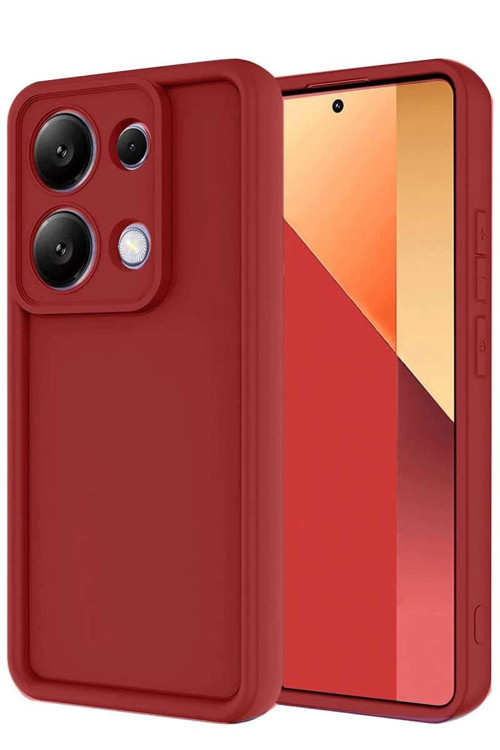 Redmi Note 13 Pro 4G Kılıf Viera Silikon - Kırmızı
