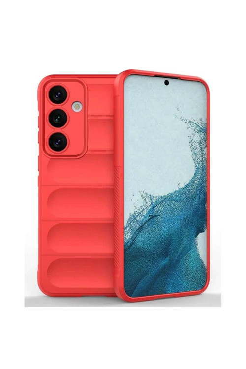 Galaxy S24 FE Kılıf Optimum Silikon - Kırmızı