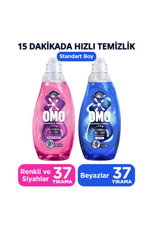Express Fresh 1480ml Ultra Beyaz Sıvı Çamaşır Deterjanıx1 Capcanlı Renkler Renkli ve Siyahlar x1