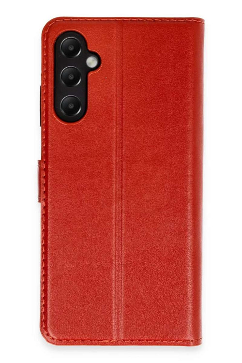 Galaxy A05S Kılıf Trend S Plus Kapaklı Kılıf - Kırmızı
