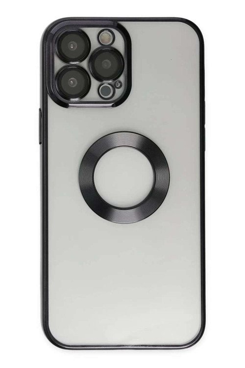 iPhone 13 Pro Kılıf Slot Silikon - Siyah