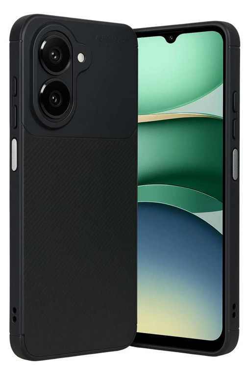 Galaxy A07 4G Auto Focus Karbon Kapak - Siyah