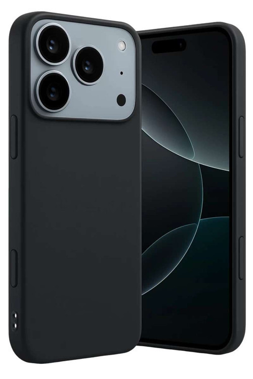 iPhone 17 Pro First Silikon - Siyah