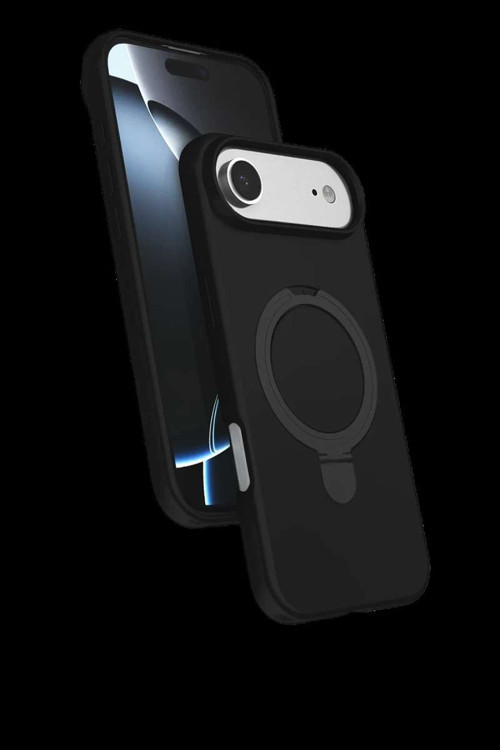 iPhone 17 Air Regal Magsafe Standlı Kapak - Siyah