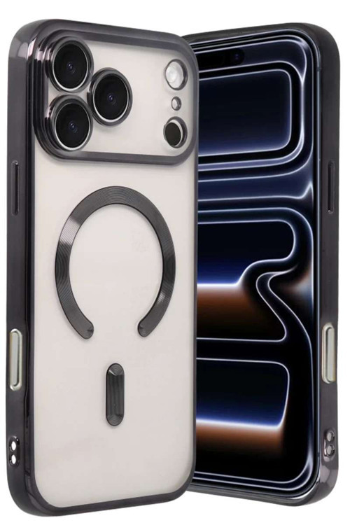 iPhone 17 Pro Max Kross Magneticsafe Kapak - Siyah